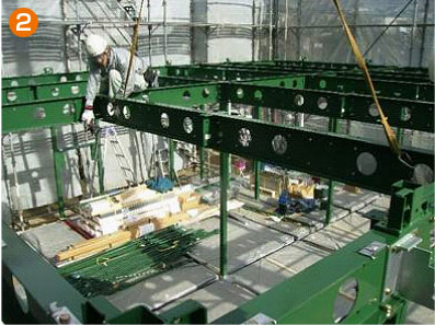 ②.１階建て方