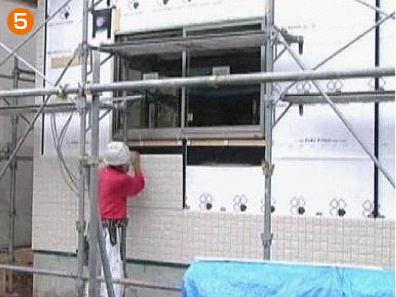 ⑤外壁板施工